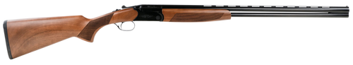 CZ-USA 06413 Drake  28 Gauge 2.75" 2rd 28" Barrel, Gloss Black Chrome Metal Finish, Turkish Walnut Fixed Pistol Grip Stock Includes 5 Chokes