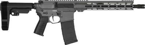 CMMG 30AB20FTNG Banshee MK4 300 Blackout 30+1 12.50" Black Nitride Medium Taper Threaded Barrel, EML 7" M-LOK Handguards, Tungsten Cerakote Aluminum Picatinny Rail Receiver, CMMG Zeroed Grips