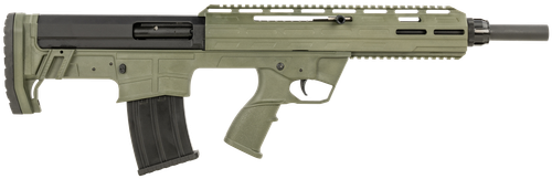 Tokarev USA 21000129 TBP  12 Gauge 3" 5+1 18.50", OD Green, Cheek Riser Compatible Bull-Pup Stock, Flip-Up Sights, 3 Chokes