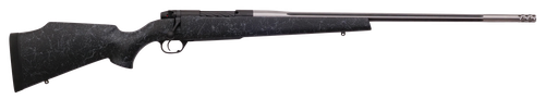 Weatherby MAM01N65RWR6B Mark V Accumark 6.5 Wthby RPM 4+1 24" Barrel, Graphite Black Cerakote Metal Finish, Gray Webbed Black Fixed Monte Carlo Stock