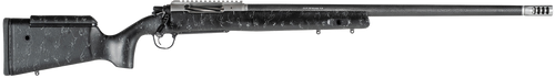 Christensen Arms 8010700300 ELR  338 Lapua Mag 3+1 27" Target Profile Carbon Fiber Barrel, Black Nitride Finish, Black with Gray Webbing Stock