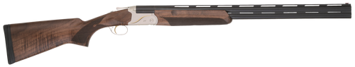 TriStar 33146 Trinity II LT Full Size 28 Gauge Break Open 3" 2rd 28" Black Over/Under Vent Rib Barrel, Engraved Silver Aluminum Receiver, Fixed Turkish Walnut Stock, Right Hand