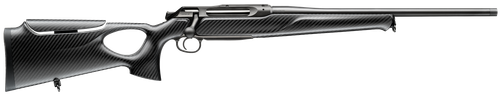 Sauer 80117129 505 Synchro XTC Full Size 30-06 Springfield 3+1 22" Matte Blued Threaded Barrel, Matte Blued Saddle Mount Steel Receiver, Black Thumbhole w/Adj Comb Carbon Fiber Stock