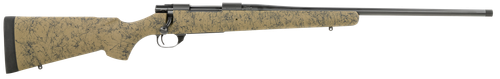 Howa HHS43163 M1500 HS Precision 308 Win 5+1 22" Threaded Barrel, Black Metal Finish, Green with Black Webbing Fixed HS Precision Stock