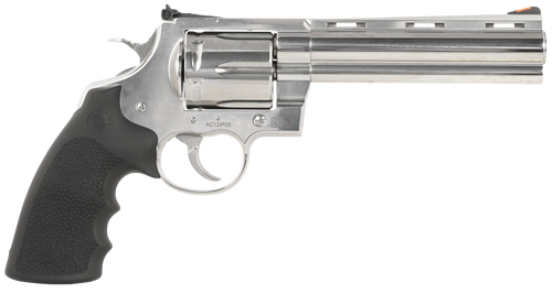 Colt Mfg ANACONDASP6RTS45C Anaconda  45 Colt (Long Colt) 6rd Shot 6" Stainless Vent Rib Barrel, Cylinder & Frame, Black Grip