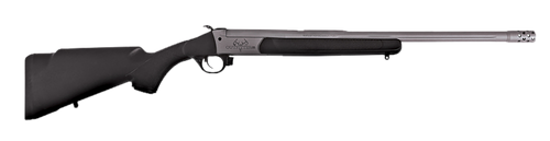 Traditions CR361130T Outfitter G3 360 Buckhammer 22" Tungsten Cerakote Chrome Lined Steel/ Target Crown Barrel, Tungsten Cerakote Drilled & Tapped Receiver, Adj Cheek Piece & LOP Black Synthetic Stock