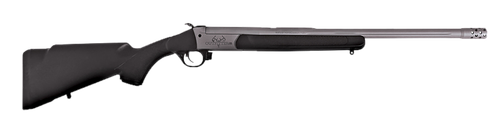 Traditions CR361130T Outfitter G3 360 Buckhammer 22" Tungsten Cerakote Chrome Lined Steel/ Target Crown Barrel, Tungsten Cerakote Drilled & Tapped Receiver, Adj Cheek Piece & LOP Black Synthetic Stock