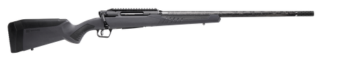 Savage Arms 57894 Impulse Mountain Hunter 308 Win 4+1 22" Carbon Fiber Threaded Barrel, Black Aluminum Receiver w/Picatinny Rail, Gray AccuStock Synthetic Stock, Ambidextrous