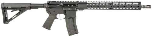 Anderson B2K869A031 AM-15 Utility Pro 5.56x45mm NATO 30+1 16", Black, 15" M-Lok, Magpul Grip & Carbine Stock, A2 Flash Hider