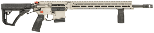 Daniel Defense 0212809385055 DDM4 V7 Pro *CA Compliant 5.56x45mm NATO 18" 10+1, Gun Metal Gray Rec, Black OEM Overmolded Stock & Grip, Geissele Trigger, Red Radian Acc.
