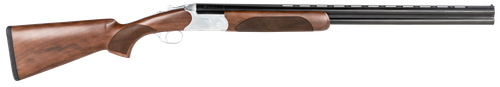 CZ-USA 06478 Redhead Premier  16 Gauge 2.75" 2rd 28" Gloss Black Chrome Barrel, Silver Satin Chrome Metal Finish, Walnut Stock Includes IC & M Chokes