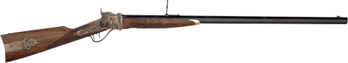 Taylors & Company 210148 1874 Sharps Down Under Sport 45-70 Gov Caliber with 1rd Capacity, 34" Blued Barrel, Color Case Hardened Metal Finish & American Walnut Stock Right Hand (Full Size)