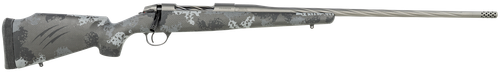 Fierce Firearms FCETW65PRCTIPH Twisted Edge Full Size 6.5 PRC 4+1 24" Gray Cerakote Steel Receiver, Phantom Camo Carbon Fiber Stock, Right Hand