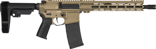 CMMG 30AB20FCT Banshee MK4 300 Blackout 30+1 12.50" Black Nitride Medium Taper Threaded Barrel, EML 7" M-LOK Handguards, Coyote Tan Cerakote Aluminum Picatinny Rail Receiver, CMMG Zeroed Grips
