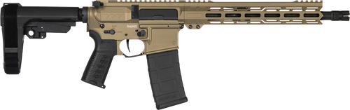 CMMG 30AB20FCT Banshee MK4 300 Blackout 30+1 12.50" Black Nitride Medium Taper Threaded Barrel, EML 7" M-LOK Handguards, Coyote Tan Cerakote Aluminum Picatinny Rail Receiver, CMMG Zeroed Grips