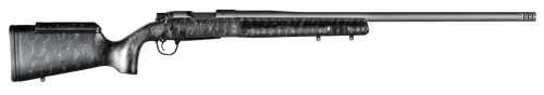 Christensen Arms 8010201500 Mesa Long Range 338 Lapua Mag 3+1 27" Threaded Barrel, Tungsten Gray Cerakote, Black with Gray Webbing Stock
