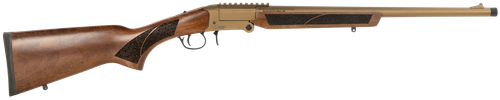 Gforce Arms GFTXP4020Y GFTXP  Youth 400 Legend 1rd 20" Bronze Cerakote Steel Barrel, Bronze Cerakote Picatinny Rail Steel Receiver, Fixed Walnut Wood Stock
