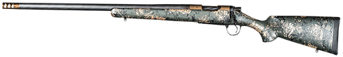 Christensen Arms 8010621300 Ridgeline FFT 300 Win Mag 3+1 22" Carbon Fiber/Threaded Barrel, Burnt Bronze Cerakote, Green with Black/Tan Accents Stock, Left Hand