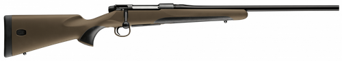 Mauser M18S65CT M18 Savanna Full Size 6.5 Creedmoor 5+1 22" Black Threaded Barrel, Black Steel Receiver, Brown Fixed Polymer Stock