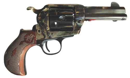 Cimarron PP346MALO2 El Malo 2 45 Long Colt 3.50" 6 Shot Color Case Hardened Octagon Barrel, Color Case Hardened Frame, Smooth Walnut Grip