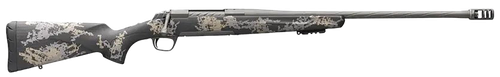 Browning 035583299 X-Bolt Mountain Pro SPR 6.8 Western 3+1 20" Steel Fluted Sporter Barrel, Tungsten Gray Cerakote Steel Receiver, Accent Graphic Black/ Carbon Fiber Stock, Right Hand