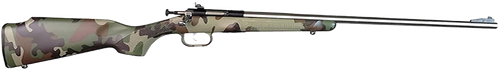Crickett KSA2171 My First Rifle Gen2 22 S/L/LR Single Shot 16.10" Stainless Steel Barrel & Receiver, M81 Woodland Camo Synthetic Fixed Stock, EZ Loader
