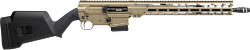 CMMG 55A520BCT Dissent BR4 *CA Compliant 5.56 NATO 10+1 16.10" Black Nitride Threaded Barrel, Coyote Tan Cerakote Picatinny Rail Aluminum Receiver, Magpul SGA Black Synthetic Stock