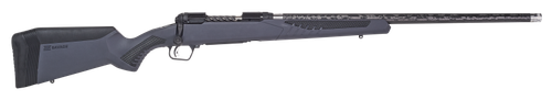 Savage Arms 57578 110 UltraLite Full Size 6.5 Creedmoor 4+1 22" Carbon Fiber Threaded Barrel, Black Melonite Drilled & Tapped Stainless Steel Receiver, Adj AccuStock Gray Synthetic Stock, Right Hand