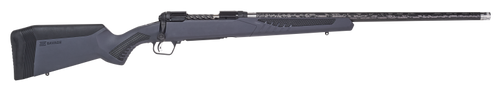 Savage Arms 57578 110 UltraLite Full Size 6.5 Creedmoor 4+1 22" Carbon Fiber Threaded Barrel, Black Melonite Drilled & Tapped Stainless Steel Receiver, Adj AccuStock Gray Synthetic Stock, Right Hand