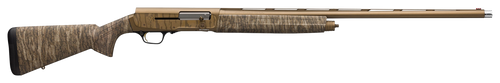 Browning 0118472005 A5 Wicked Wing 12 Gauge with 26" Barrel, 3.5" Chamber, 4+1 Capacity, Burnt Bronze Cerakote Metal Finish & Mossy Oak Bottomland Synthetic Stock Right Hand (Full Size)