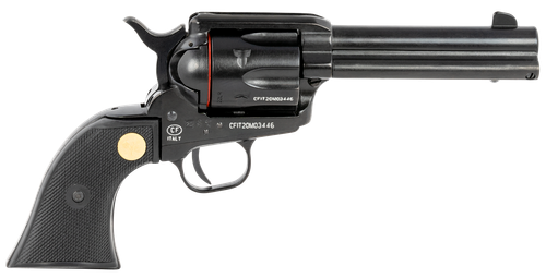 Traditions SAT7322250 1873 Rawhide SAO 22 LR 6rd 4.75" Blued Steel Black Checkered PVC Grip