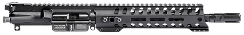 Patriot Ordnance Factory  Minuteman Complete Upper 5.56x45mm NATO 10.50" Black Nitride Barrel Aluminum Black Anodized Receiver 9" M-LOK Handguard Lo Pro DI Gas Block (Mid Length)