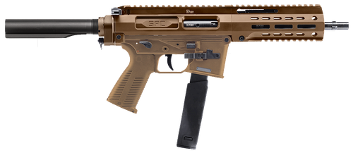 B&T Firearms BT500167ABCT SPC10  10mm Auto 30+1 8.90", Coyote Brown, Buffer Tube Brace, Polymer Grip, Tri-Lug Adapter (Glock Mag Compatible)