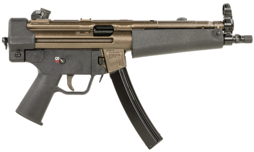 PTR 604 9CT Classic 9mm Luger 20+1 8.86", Bronze Rec, Black Polymer Furniture, 3-Lug Adapter, Rotary/Hooded Sights