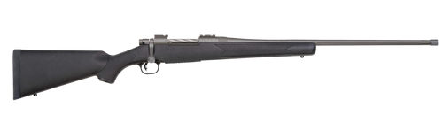 Mossberg 28262 Patriot  Full Size 400 Legend 4+1 20" Stainless Cerakote Threaded Barrel, Drilled  Stainless Cerakote Stainless Steel Receiver, Black Fixed Synthetic Stock