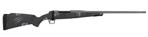 Fierce Firearms TWROG22CM22GP Twisted Rogue 22 Creedmoor 22" Tungsten Cerakote Steel Threaded Barrel, Drilled & Tapped Steel Receiver, LR Negative Comb Phantom Camo Carbon Fiber Stock