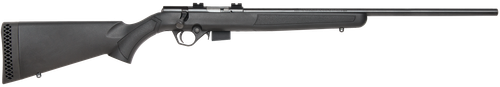 Mossberg 38191 817  Full Size 17 HMR 5+1 21" Blued Steel Barrel, Blued Drilled & Tapped Steel Receiver, Black Fixed Synthetic Stock, Right Hand