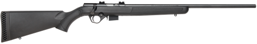 Mossberg 38191 817  Full Size 17 HMR 5+1 21" Blued Steel Barrel, Blued Drilled & Tapped Steel Receiver, Black Fixed Synthetic Stock, Right Hand
