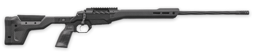 Weatherby 3WAMH7MMPR4B 307 Alpine MDT 7mm PRC 3+1 22" Graphite Black Cerakote Fluted Threaded Barrel & Picatinny Rail Steel Receiver, Arca Rail Forend, Black Carbon Fiber HNT26 MDT Chassis, Black Grip