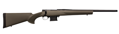 Howa HMA6ARCGYTH 1500 Mini Action Youth 6mm ARC 22" Black Steel Threaded Barrel, Black Drilled & Tapped Steel Receiver, Fixed HTI Green Synthetic Stock