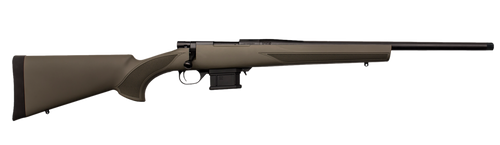 Howa HMA6ARCGYTH 1500 Mini Action Youth 6mm ARC 22" Black Steel Threaded Barrel, Black Drilled & Tapped Steel Receiver, Fixed HTI Green Synthetic Stock