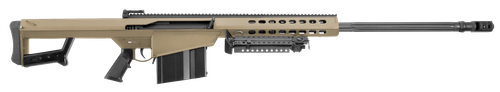 Barrett 14029 M82A1  416 Barrett 10+1 29" Fluted Barrel, Flat Dark Earth Cerakote Steel Receiver, M1913 Picatinny Acc. Rail, Fixed Synthetic Stock w/Sorbothane Recoil Pad, Includes Hard Carry Case
