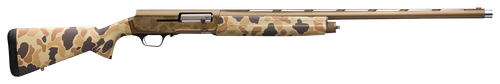 Browning 0119072005 A5 Wicked Wing 12 Gauge 26" 4+1 3.5" Burnt Bronze Cerakote Vintage Tan Camo Fixed Textured Grip Panels Stock Right Hand (Full Size) Includes Banded Invector-DS Extended Chokes