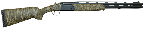 ATI ATIGKOF410TF22C Turkey Fowl  410 Gauge Break Open 3" 2rd, 22" Black Vent Rib Barrel, Black Aluminum Receiver, Mossy Oak Bottomland Synthetic Fixed Stock