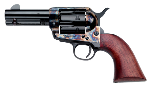 Pietta SA733024ML 1873  9mm Luger 6 Shot 3.50" Blued Steel Barrel, Blued Cylinder, Color Case Hardened Steel Frame, Walnut Grip