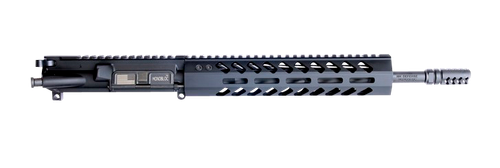 HM Defense 125MBUP556 MonoBloc Upper  223 Rem, 5.56x45mm NATO 12.50" Black Cerakote Barrel, 7075-T6 Aluminum Black Anodized Receiver, 10.37" M-LOK Free-Float Handguard for AR-15 Pistol
