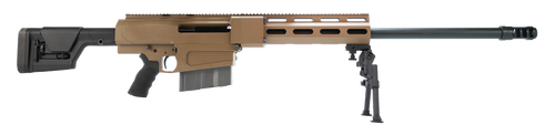 Bushmaster SBA500105005FDEF BA50 Long Rang Hero 50 BMG 10+1 29" Phosphate Chrome Barrel Flat Dark Earth Aluminum Receiver Free Float Billet Handguard Black Ergo Grip