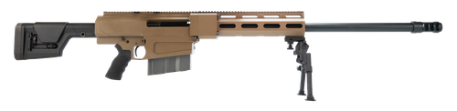 Bushmaster SBA500105005FDEF BA50 Long Rang Hero 50 BMG 10+1 29" Phosphate Chrome Barrel Flat Dark Earth Aluminum Receiver Free Float Billet Handguard Black Ergo Grip