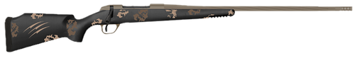 Fierce Firearms TWTROG7PRC24BS Twisted Rogue 7mm PRC 24" Armour Lube Black Steel Threaded Barrel, Drilled & Tapped Steel Receiver, LR Negative Comb Sonora Ambush Camo Carbon Fiber Stock