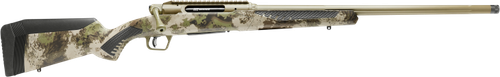 Savage Arms 58024 Impulse Big Game 308 Win 4+1 22" Threaded, Hazel Green Barrel/Rec, Woodland Camo AccuStock with AccuFit, Includes Detachable Box Mag